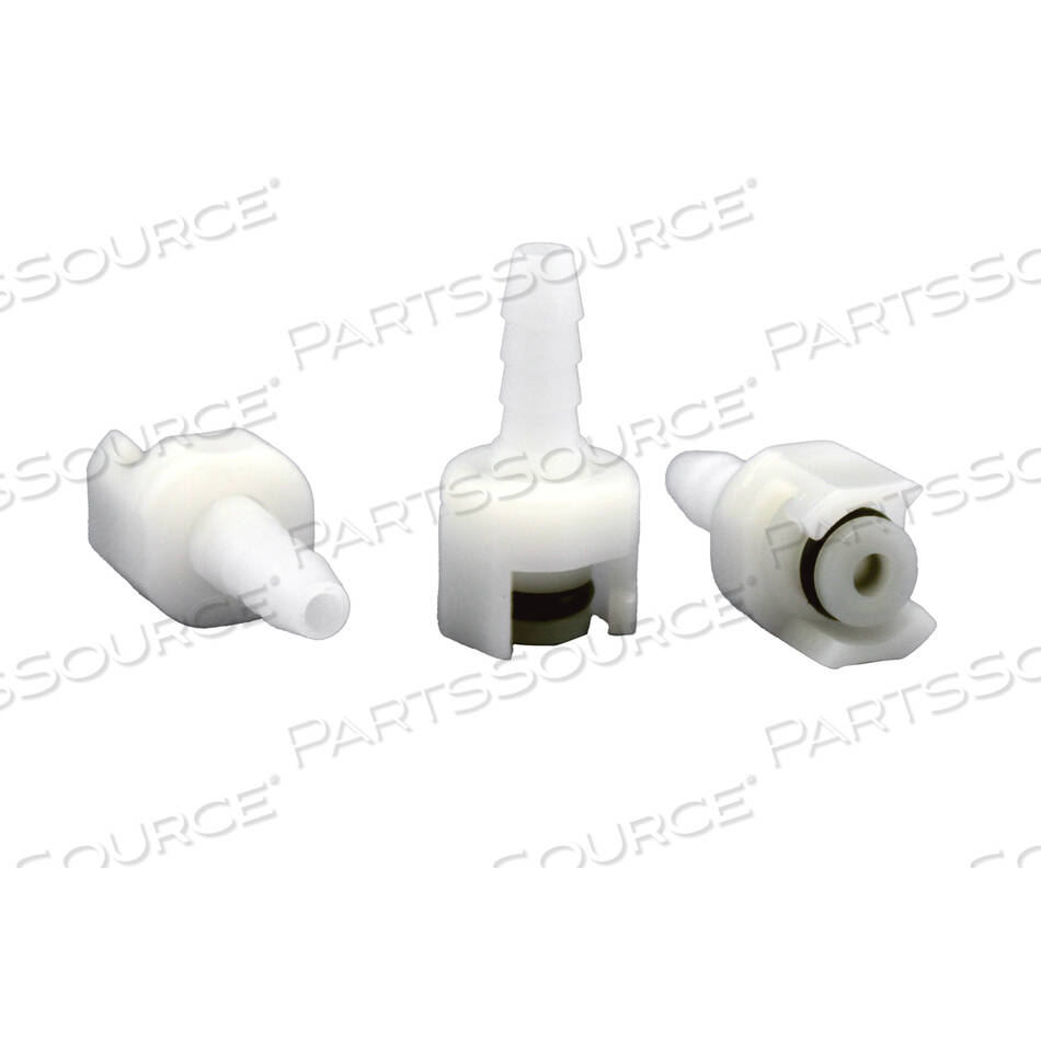 CONNECTOR 5/32 IN HOSE BARB, PLASTIC, FEMALE LOCKING ADAPTER 