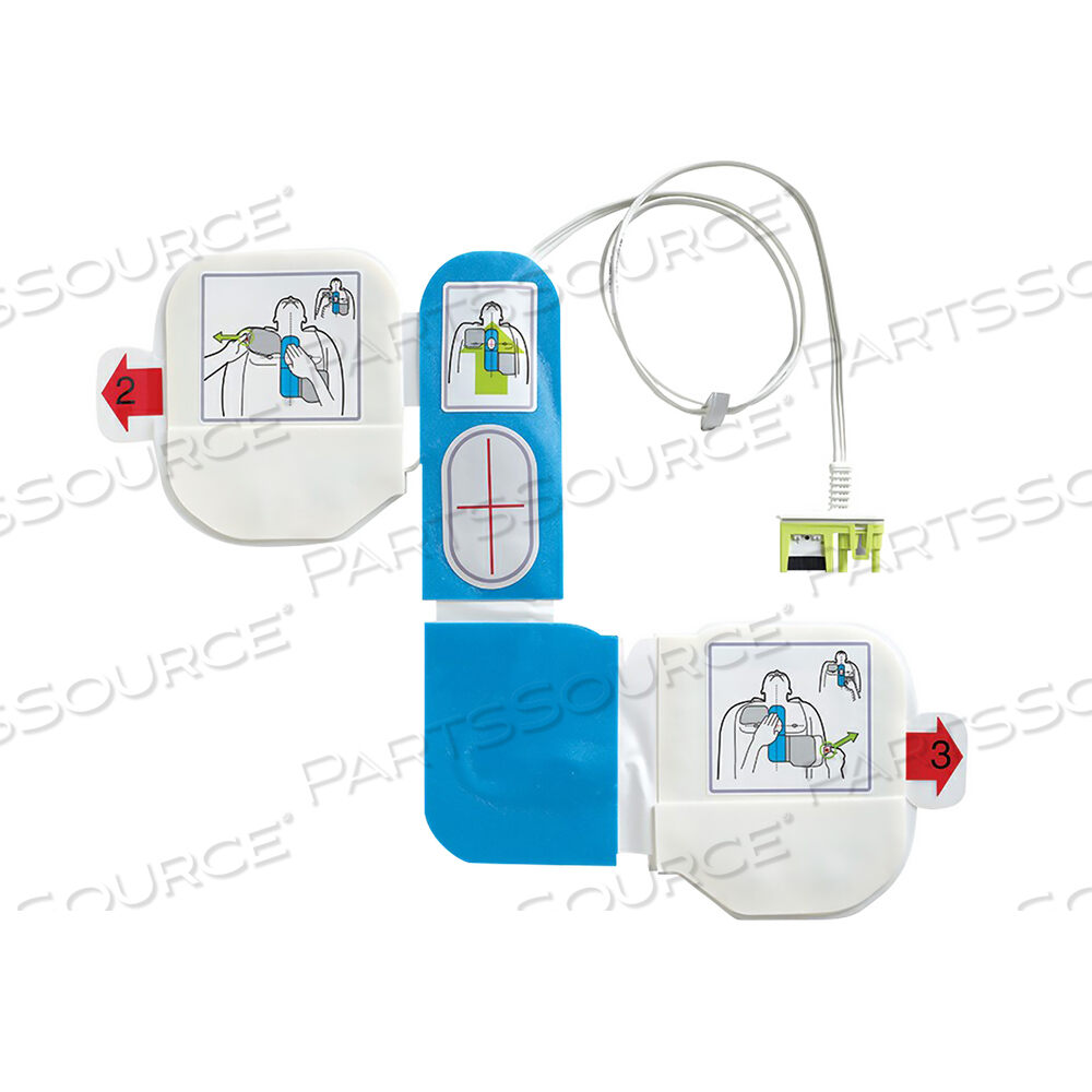 CPR-D-PADZ ADULT ELECTRODES, 5-YEAR SHELF LIFE by ZOLL Medical Corporation