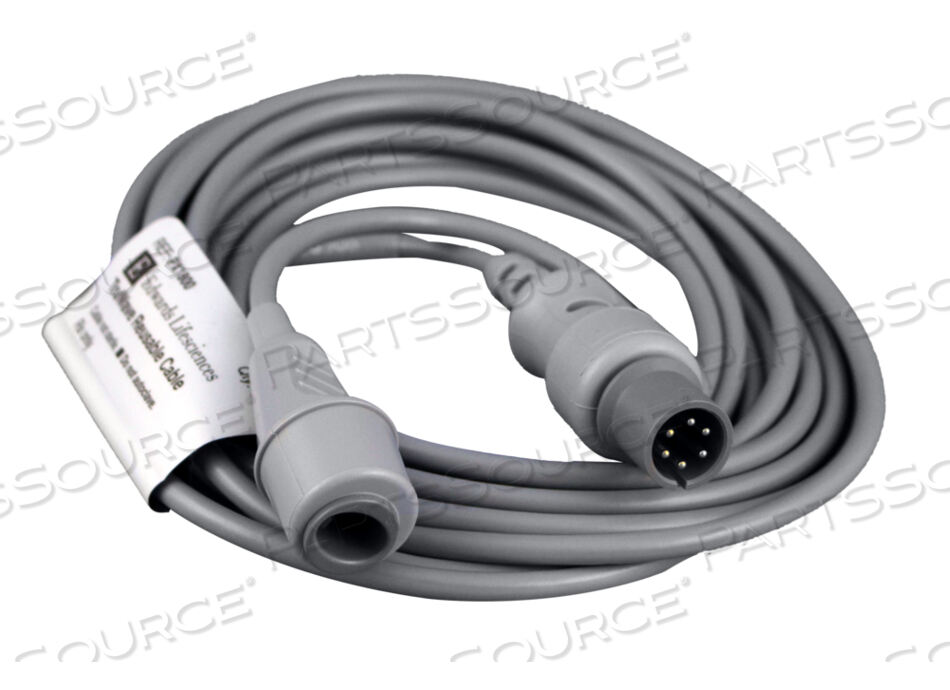 10 FT WELCH-ALLYN TO BAXTER EDWARDS TRANSDUCER ADAPTER CABLE by Advantage Medical Cables, Inc (AMC a LifeSync Company)