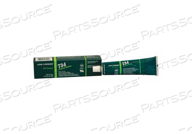 SEALANT SILICONE BASE CLEAR TUBE by Dow Corning