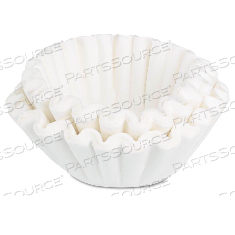 COFFEE FILTERS, 8 TO 12 CUP SIZE, FLAT BOTTOM, 100/PACK by Bunn