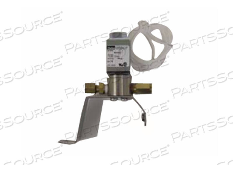 SOLENOID VALVE, 1/8 IN FPT PORT, STAINLESS STEEL BODY, VITON SEAL, 120/110 VAC, 50/60 HZ, 9 W, NC, 2 WAY, 23-1/2 IN 
