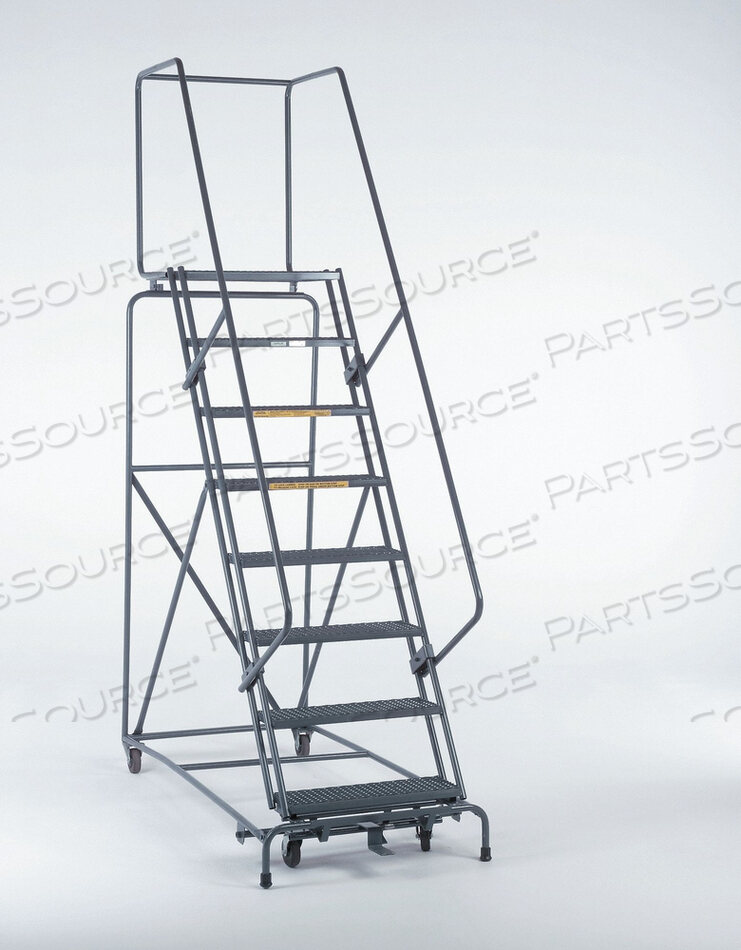 SAFETY ROLLING LADDER STEEL 100 IN.H by Ballymore