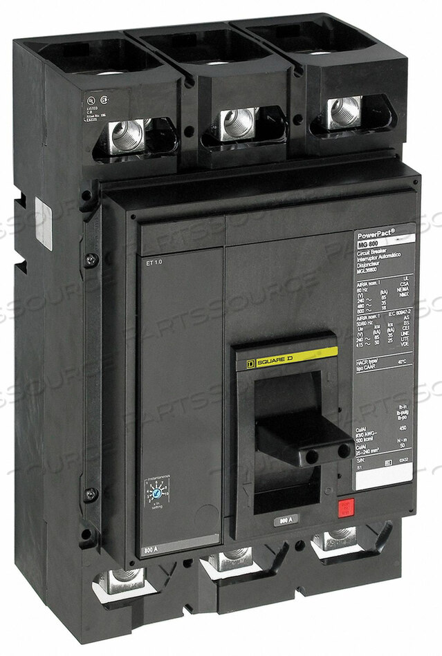 CIRCUIT BREAKER 600A 2P 600VAC MG by Square D