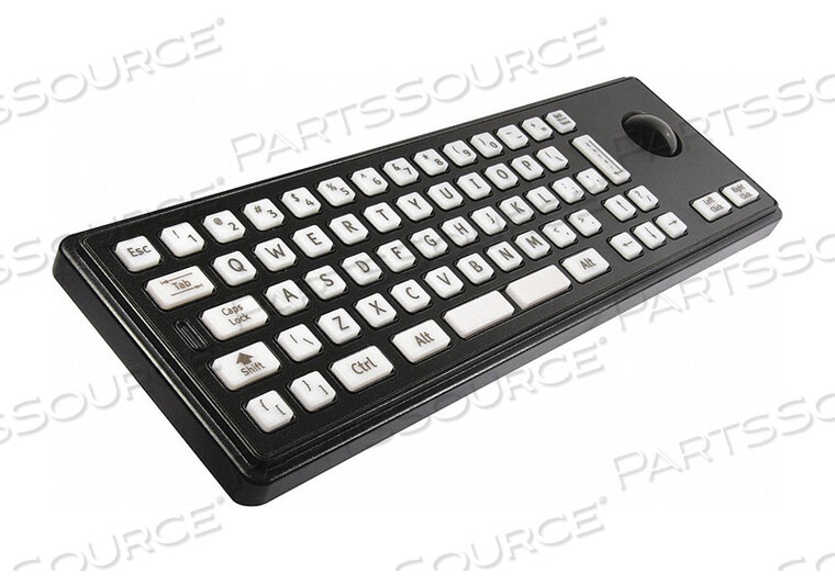 USB KEYBOARD WITH T-BALL 63 KEY IP54 USB by Storm Interface