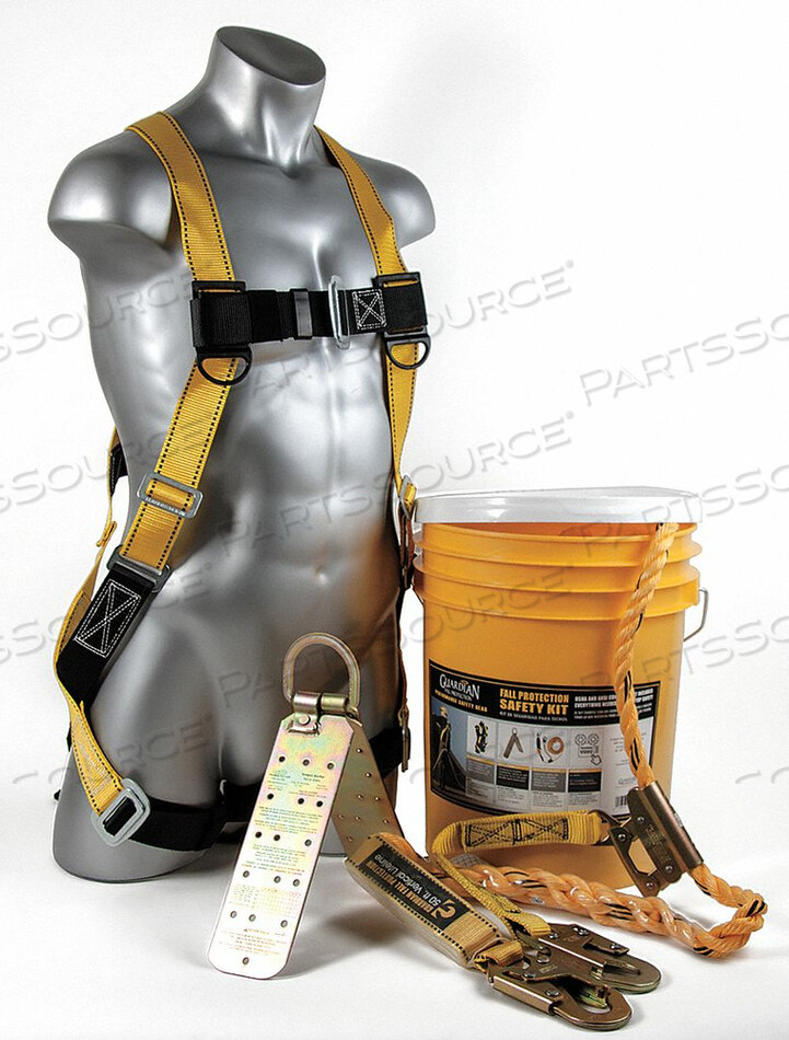 FALL PROTECTION KIT 25 FT LIFELINE by Guardian Fall Protection