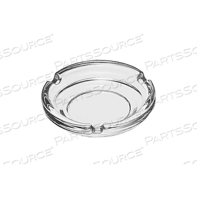 GLASS ASHTRAY 4.25" CLEAR ROUND, 48 PACK by Libbey Glass