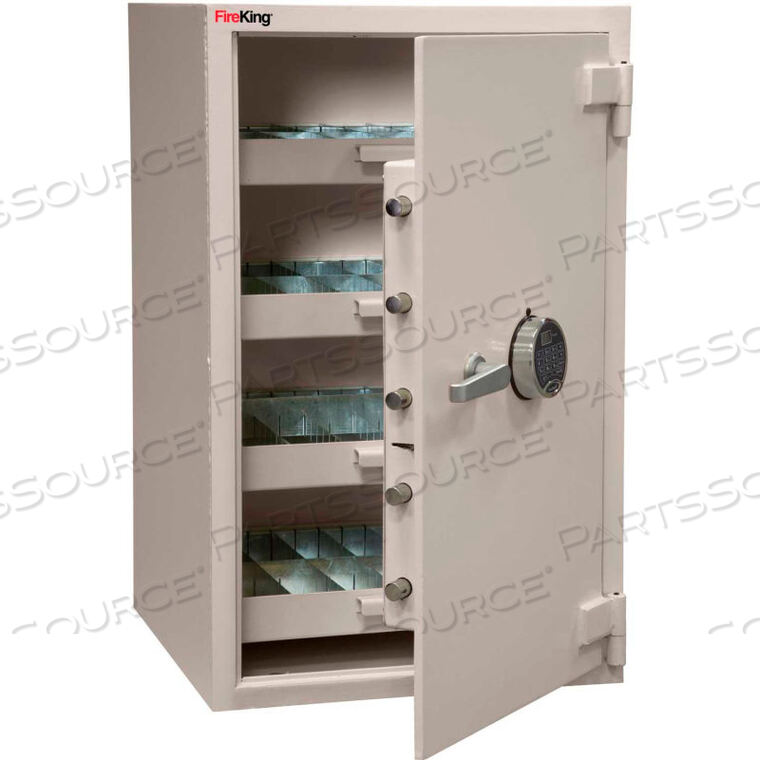 PHARMACY SAFE 21-3/4"W X 22"D X 35"H ELECTRONIC LOCK 7.29 CU. FT. WHITE by Fire King