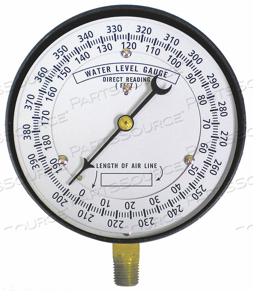 WELL WATER LEVEL GAUGE 0 TO 390 FT. by Duro