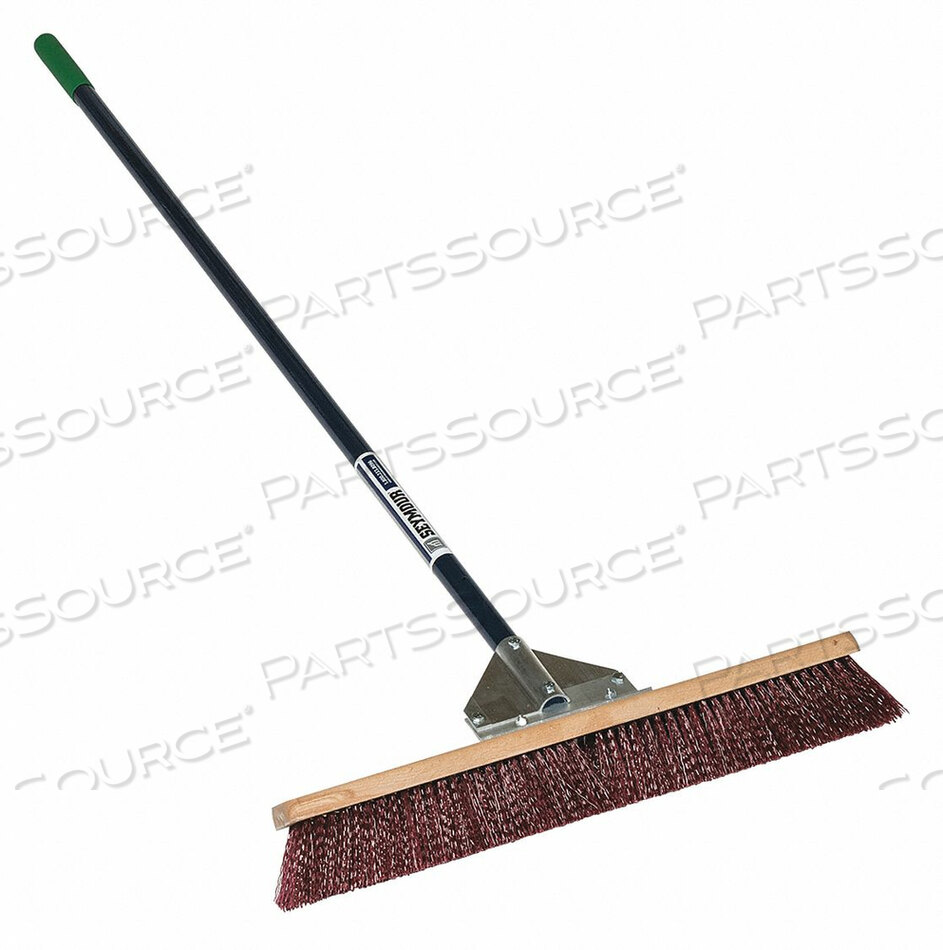 PUSH BROOM HEAD AND HANDLE 24 BROWN by Seymour Midwest