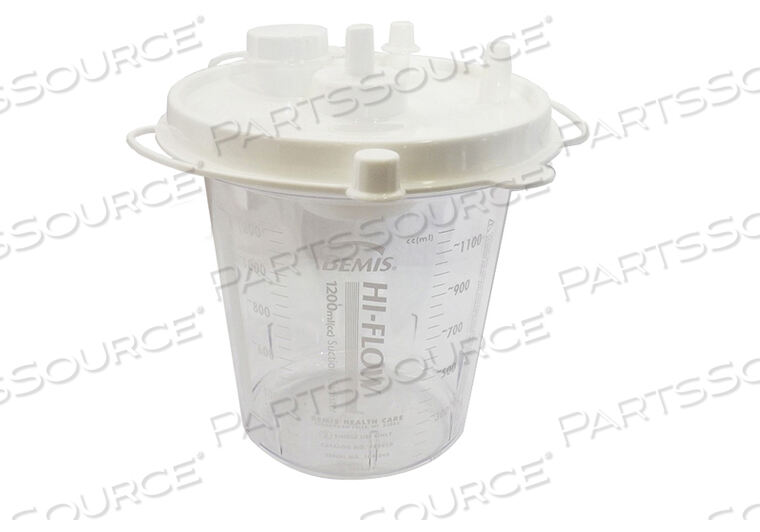1200CC DISPOSABLE SUCTION CANISTER, SOLD INVIDIDUALLY by SSCOR, Inc.