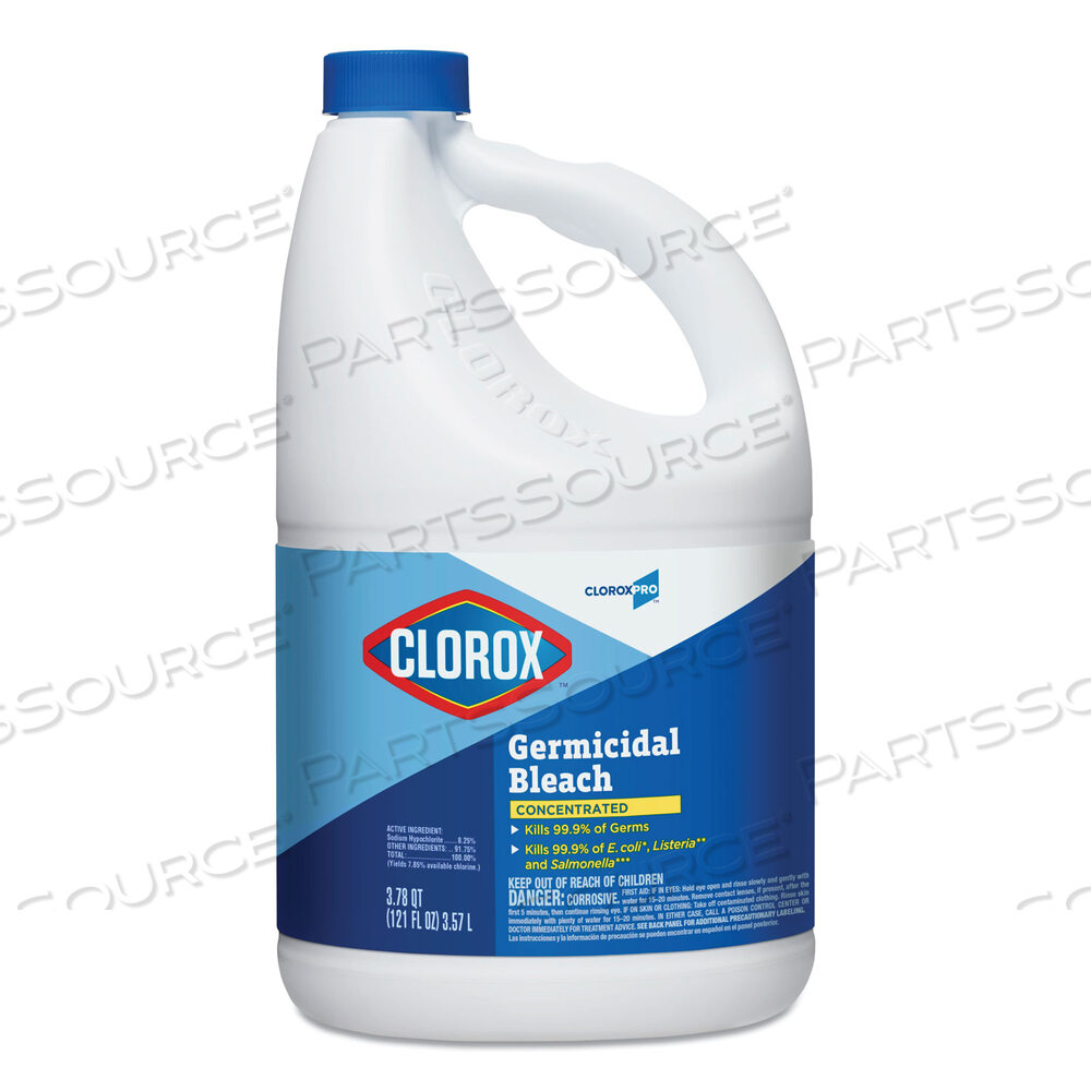 CONCENTRATED GERMICIDAL BLEACH, REGULAR, 121 OZ BOTTLE by Clorox