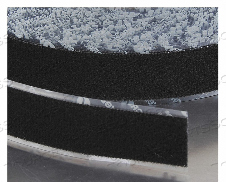 RECLOSABLE FASTENER LOOP 1X75 FT BLACK by Velcro