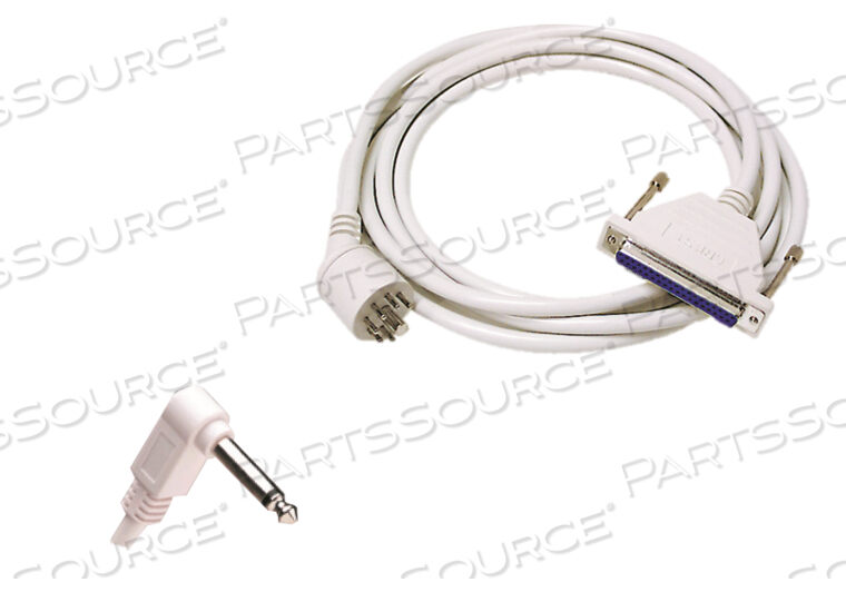 37 PIN MALE TO 2-CONDUCTOR MALE PLUG BED COMMUNICATION CABLE by Crest Healthcare