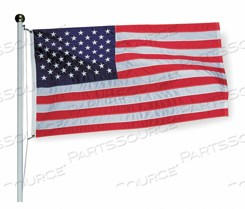 6' X 10' TOUGH-TEX US FLAG WITH SEWN STRIPES & EMBROIDERED STARS by Annin Flagmakers
