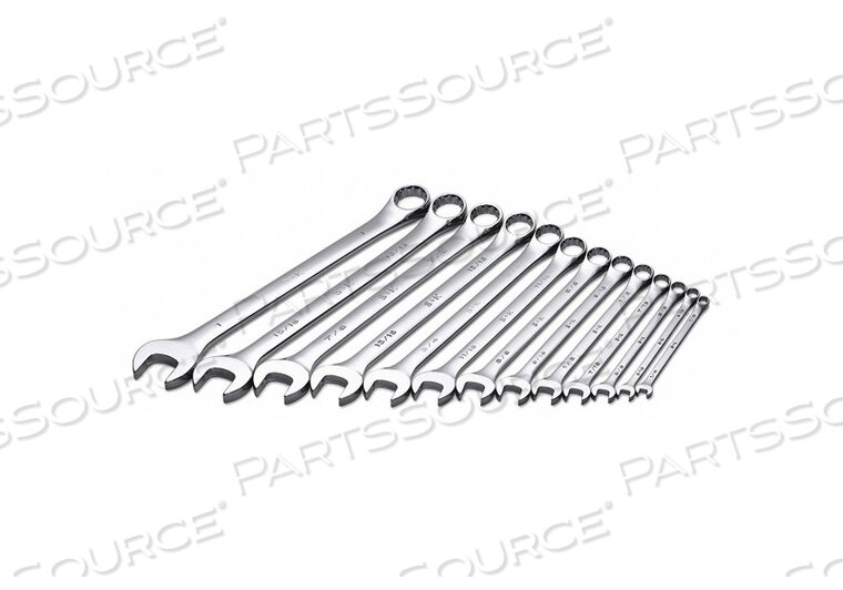 COMBO WRENCH SET LONG 1/4-1 IN 13 PC by SK Professional Tools