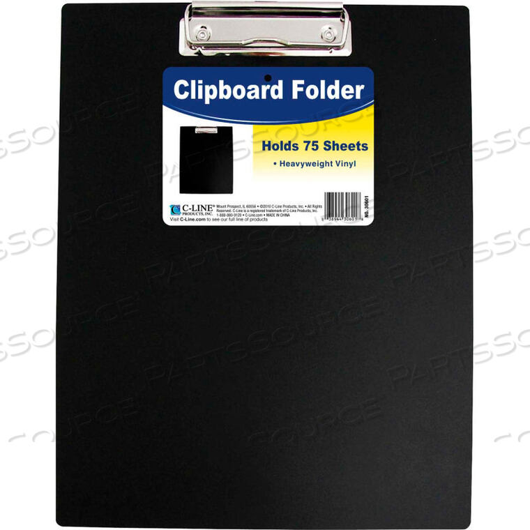 CLIPBOARD FOLDER, BLACK, 12 CLIPBOARDS/SET by C-Line