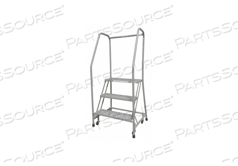 SAFETY ROLLING LADDER 3 STEPS 26IN.D by Cotterman