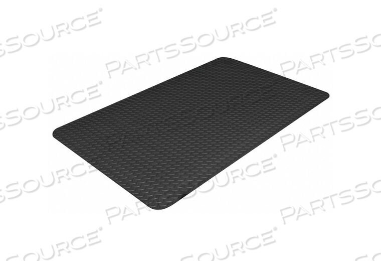 ANTIFATIGUE MAT BLACK 3 FT W X 8 FT L by Ability One