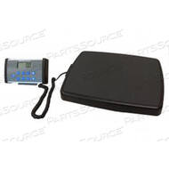 DIGITAL FLOOR SCALE WITH REMOTE DISPLAY AND SERIAL PORT WITH POWER ADAPTER, 500 LB X 0.2 LB by Health O Meter Professional Scales