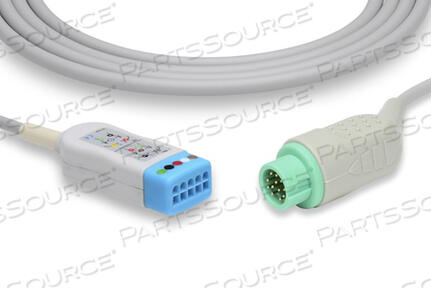 3/5 LEADS 12 PIN ADULT/PEDIATRIC ECG CABLE 