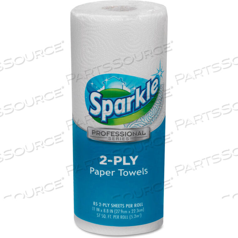 SPARKLE 2-PLY PERFORATED PAPER TOWEL, 11" X 8 4/5", WHITE, 30/CASE - GEP2717201 by Georgia-Pacific