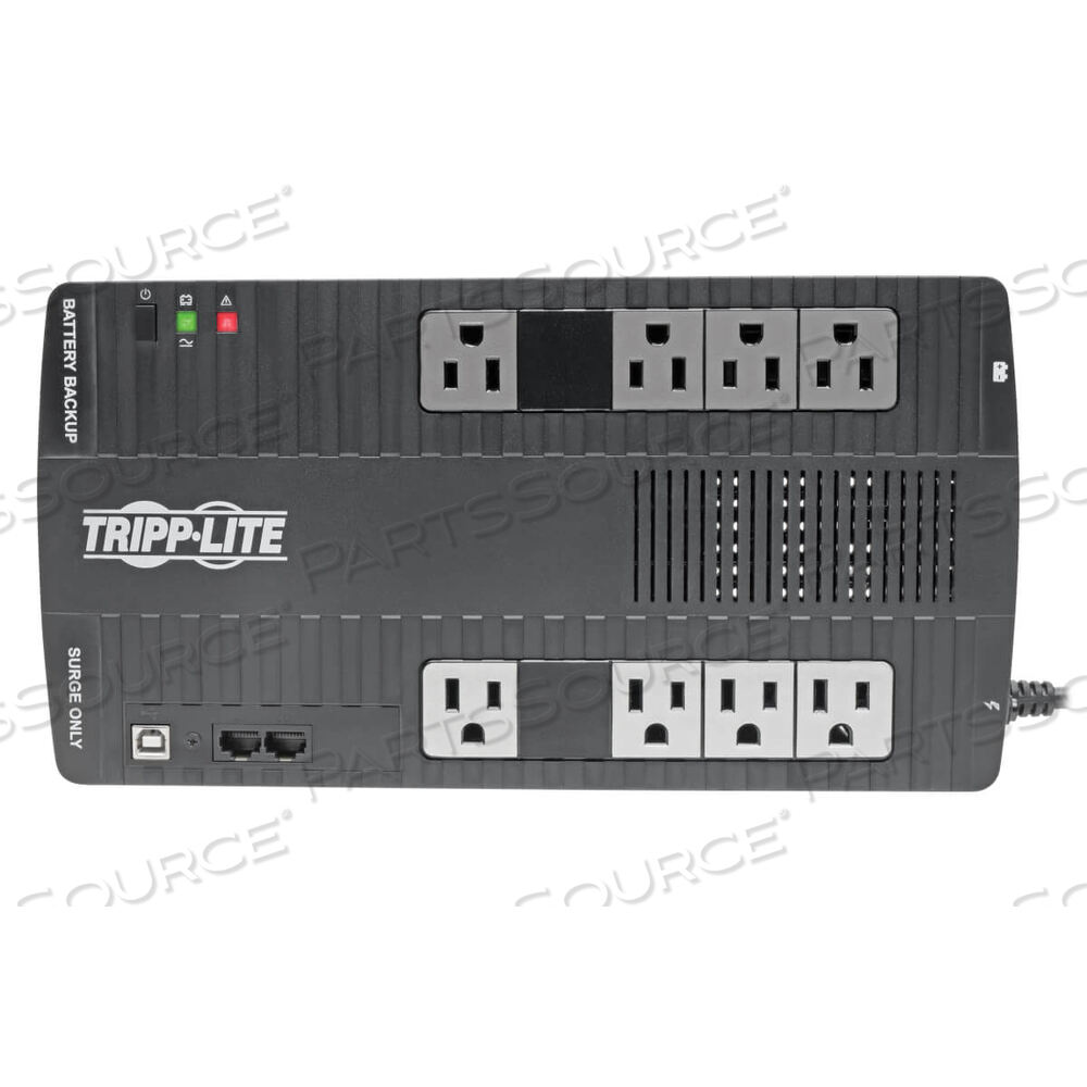 AVR SERIES ULTRA-COMPACT LINE-INTERACTIVE UPS, 8 OUTLETS, 550 VA, 420 J by Tripp Lite