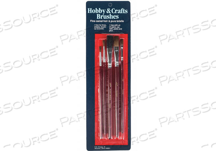 BRUSH (1) EA 1/2 #2 #4 1/4  1/2 PK5 by Wooster