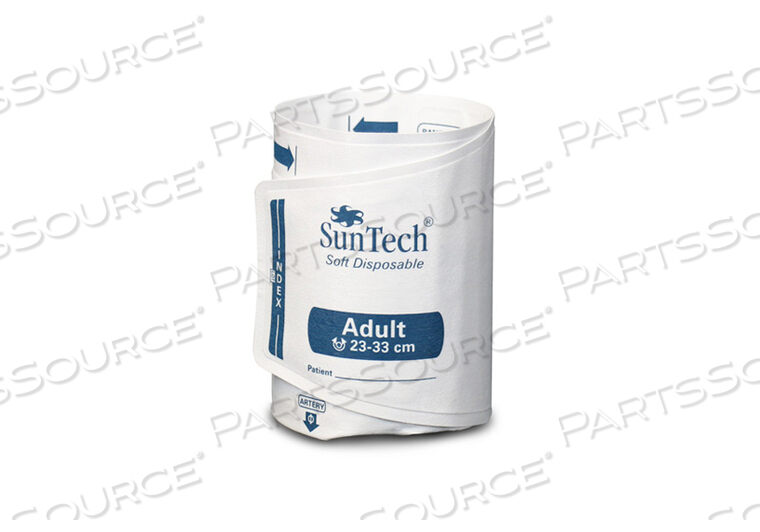 SOFT DISPOSABLE BLOOD PRESSURE CUFF - ADULT (BOX OF 20) by SunTech Medical