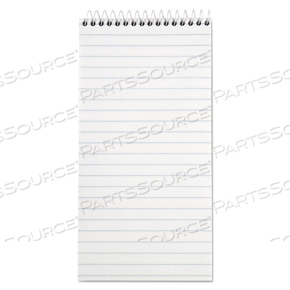 REPORTER?S NOTEPAD, WIDE/LEGAL RULE, WHITE COVER, 70 WHITE 4 X 8 SHEETS, 12/PACK by Tops