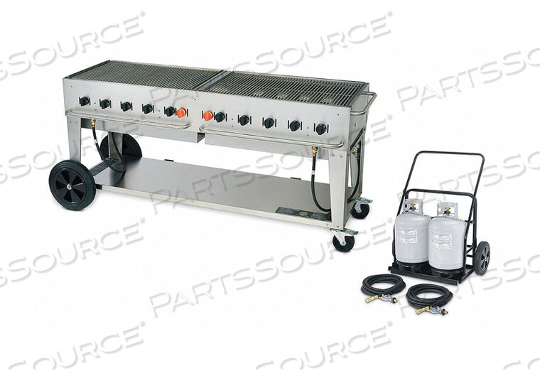 GAS GRILL W/CART LP BTUH 159000 by Crown Verity