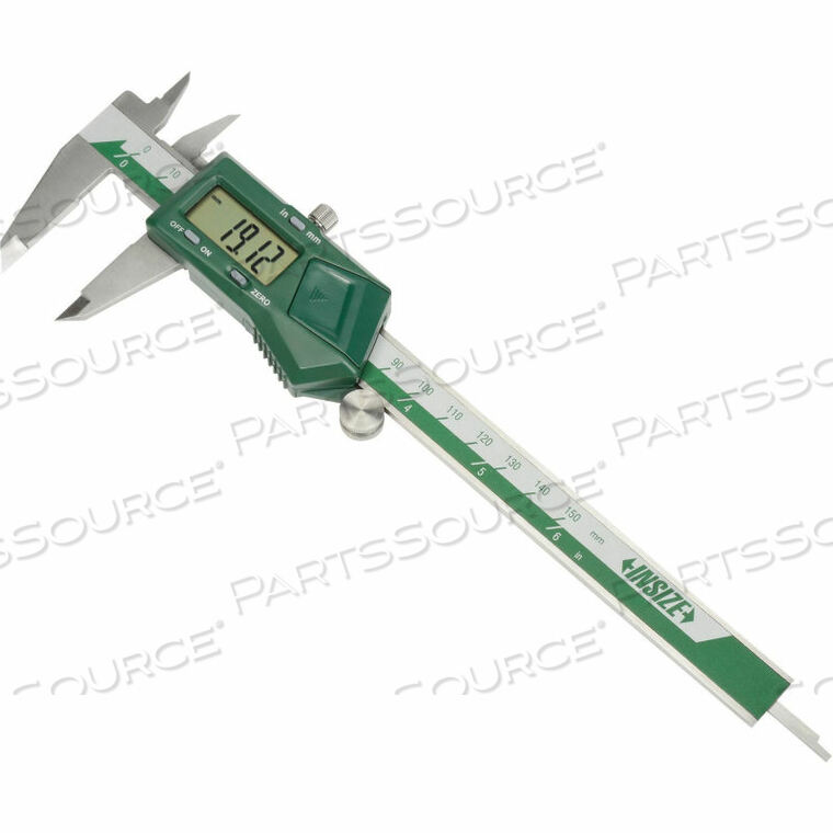 INSIZE 0-6''/150MM STAINLESS STEEL DIGITAL CALIPER W/ DATA OUTPUT by Insize