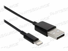 AXIOM LIGHTNING TO USB-A M/M ADAPTER CABLE - BLACK 6FT by Axiom