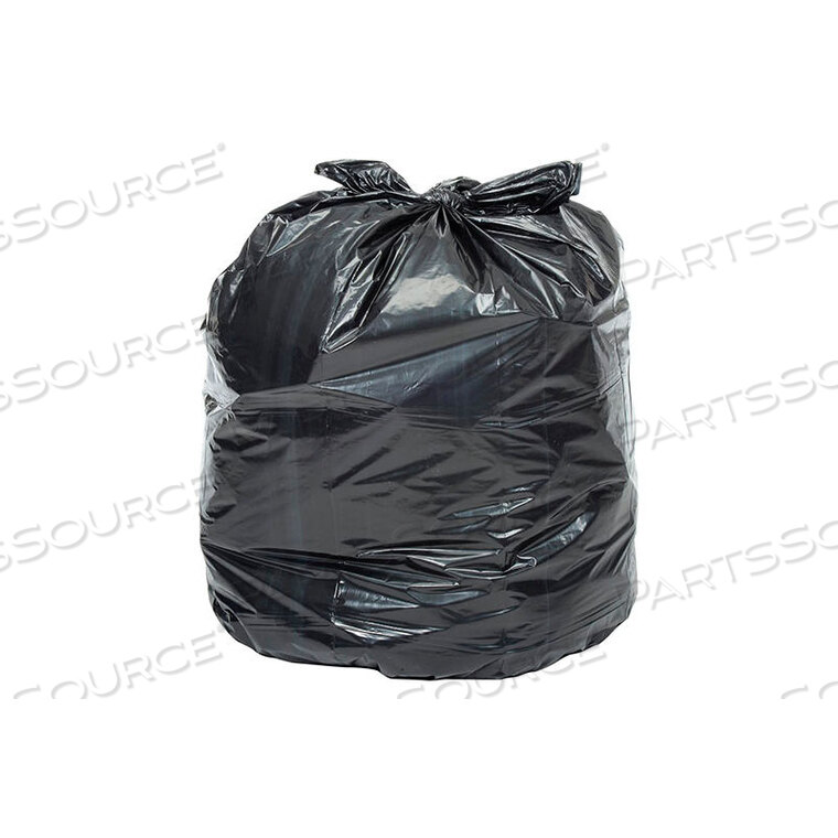  65-70 Gallon Heavy Duty Black Trash Bags, 1.7 Mil, 100 Bags/Case  : Health & Household